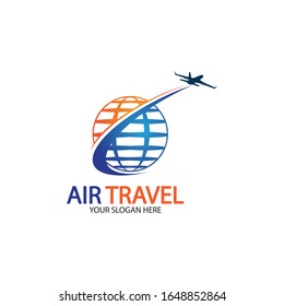 Símbolo de diseño vectorial del logotipo de Air Travel vectorial