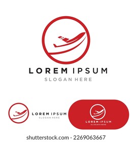 Air Travel logo vector icon design template-vector