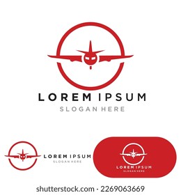 Air Travel logo vector icon design template-vector