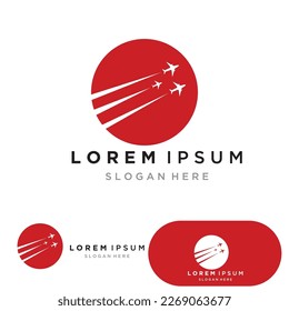 Air Travel logo vector icon design template-vector