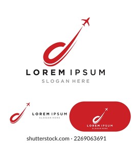 Air Travel logo vector icon design template-vector