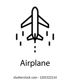 Air travel transport with aeroplane or airplane 