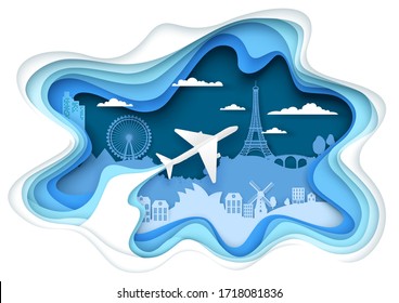 Page 72  Paper Cut Travel Vector Art, Icons, and Graphics for Free Download