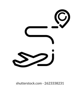Flugreisen - Vektorsymbol