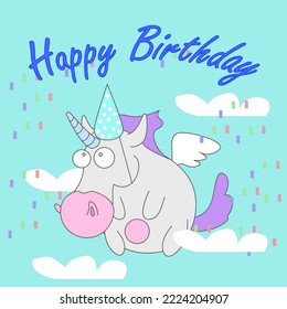 The Air Unicorn wishes you a Happy Birthday