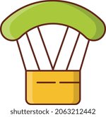 air Vector illustration on a transparent background. Premium quality symbols. Vector Line Flat color  icon for concept and graphic design.