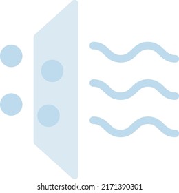 ilustración de air Vector en un fondo transparente. Símbolos de calidad superior. Iconos vectoriales de color de línea para el concepto y el diseño gráfico.
