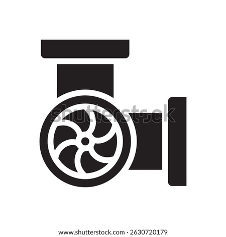 Air Vent Pipe Vector Icons In Trendy Design EPS 10
