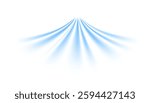 Air, wind effect isolated on transparent background. Airflow overlay: fresh air for cleaning, cooling or changing the air. Wind Wave Effect. 3D vector illustration.