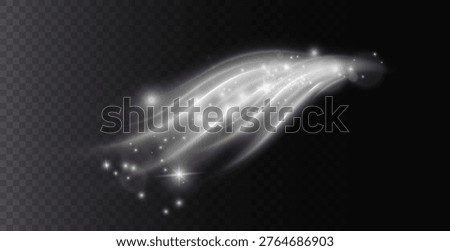 Air, wind effect isolated on transparent background. Airflow overlay fresh air for cleaning, cooling or changing the air. Wind Wave Effect.