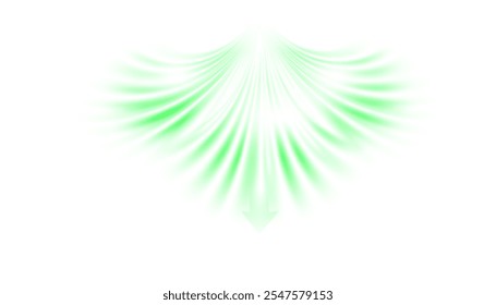 Air, wind  effect isolated transparent background. Airflow overlay: fresh air for cleaning, cooling or changing the air. Wind Wave Effect. 3D vector illustration.