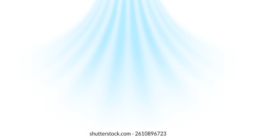 Air, wind effect isolated transparent background. Airflow overlay: fresh air for cleaning, cooling or changing the air. Wind Wave Effect. 3D vector illustration.