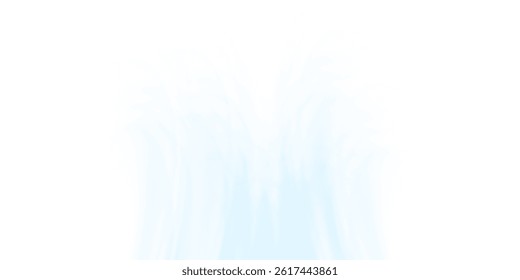 Air, wind effect isolated transparent background. Airflow overlay: fresh air for cleaning, cooling or changing the air. Wind Wave Effect. 3D vector illustration