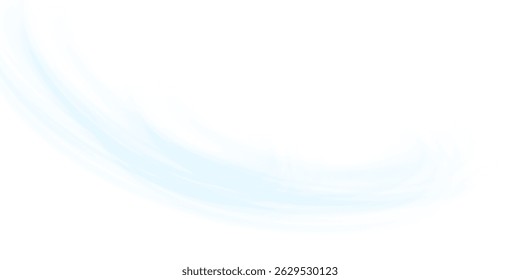 Air, wind effect isolated transparent background. Airflow overlay: fresh air for cleaning, cooling or changing the air. Wind Wave Effect. 3D vector illustration.