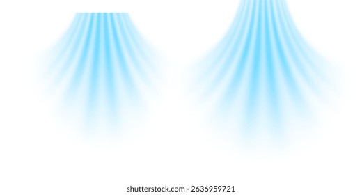 Air, wind effect isolated transparent background. Airflow overlay: fresh air for cleaning, cooling or changing the air. Wind Wave Effect. 3D vector illustration.