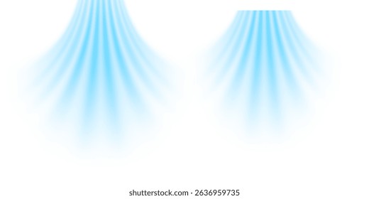 Air, wind effect isolated transparent background. Airflow overlay: fresh air for cleaning, cooling or changing the air. Wind Wave Effect. 3D vector illustration.