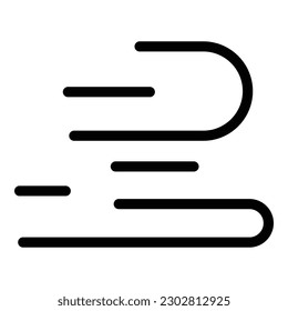 Air wind icon outline vector. Clean dust. Flow protection