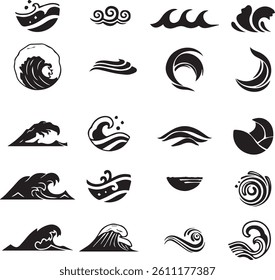 Air, wind, swirl in doodle illustration style. Sketch drawn air blow motion, smoke flow art, abstract line. Wave beach vector illustration