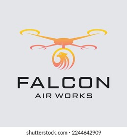 Air works and eagle circle logo