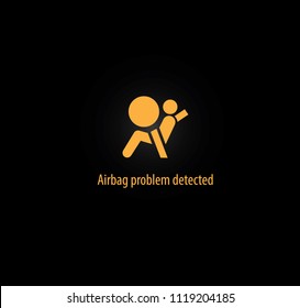 Airbag problem detected background