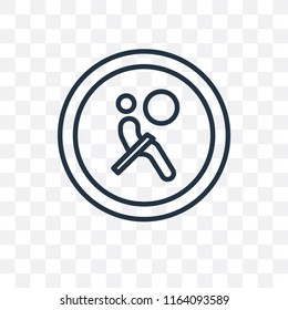 Airbag vector icon isolated on transparent background, Airbag logo concept