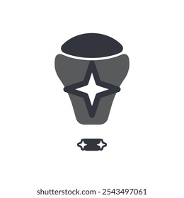 Ilustración de la Plantilla del icono del Vector del logotipo de Airballon