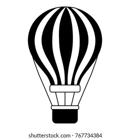 airballoon with basket recreation adventure