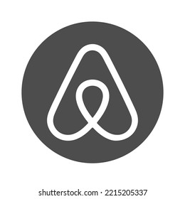 Airbnb logo symbol icon sign  on a white background. Vector illustration. svg