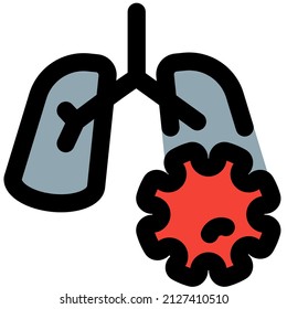 Airborne diseases causes the virus exposure to the lungs