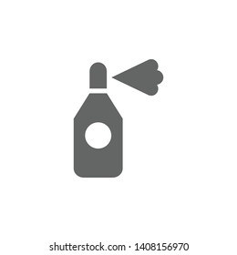 Airbrush, deodorant, spray icon. Element of materia flat tools icon