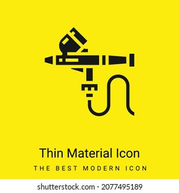 Airbrush Minimal Bright Yellow Material Icon