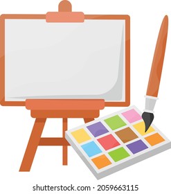 Airbrush Painting Concept, Visual Art Vector Color Icon Design, Hobby Symbol, Leisure time Activity Sign, Hobbyists and Handicraft Stock Illustration