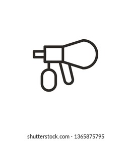 Airbrush  repair vector icon. Element of design tool for mobile concept and web apps vector. Thin line icon for website design and development, app development. Vector icon