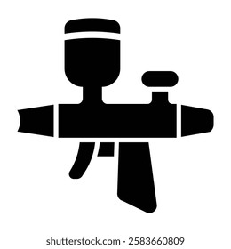Airbrush Vector Glyph Icon Vector Design Design