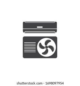 airconditioner vector icon illustration design template