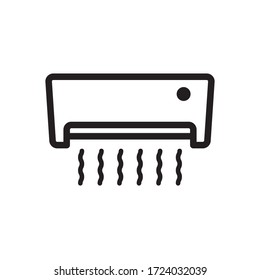 airconditoner icon vector symbol template