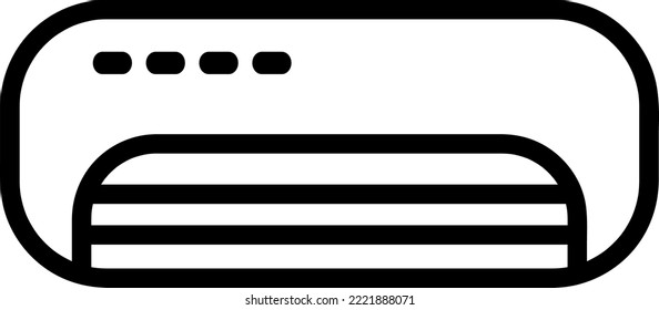 airconditoner icon vector symbol template on white background..eps
