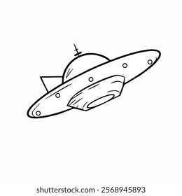 Aircraft alien in the sky