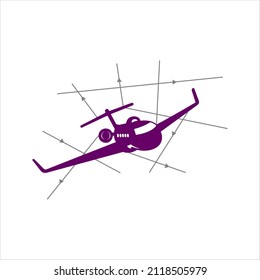 Aircraft Aviation Illustration Jet Plane vector