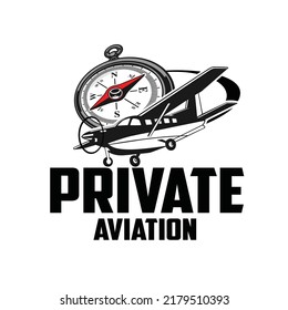 Aircraft aviation vector image ready editable