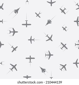 aircraft background seamless. vector