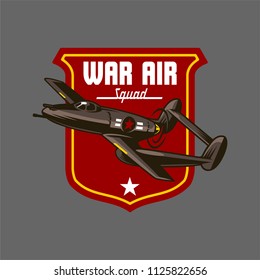 Aircraft badge2 Vector