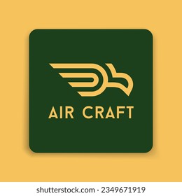 Aircraft Bird Wing Eagle Fly Airplane Plane Travel Logo