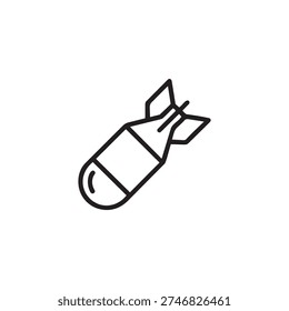 Aircraft bomb falling explosive weapon