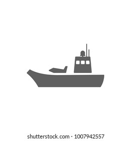 Aircraft Carrier Icon Vector