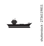 aircraft carrier icon, vector best flat icon.