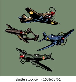 Aircraft fighter vector pack