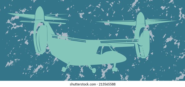 Aircraft flying in the sky
