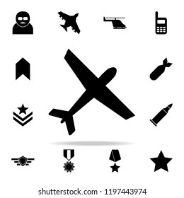 aircraft icon. Army icons universal set for web and mobile