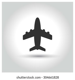 Aircraft icon. concept web buttons. vector illustration. Flat design style